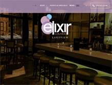 Tablet Screenshot of elixirchicago.com